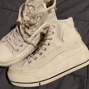 R13 Platform High Top Sneaker